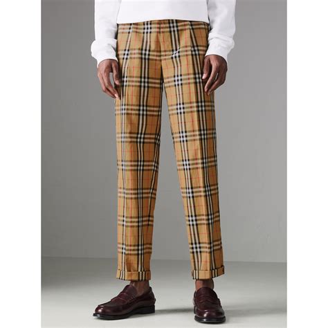 burberry check trousers fake|Burberry store online.